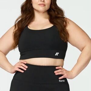 Forme Black Sports Bra